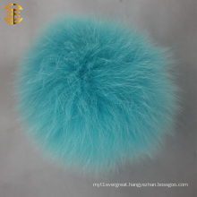 Colorfur Fur Pompoms Wholesale Fox Fur Pom Poms Keychain